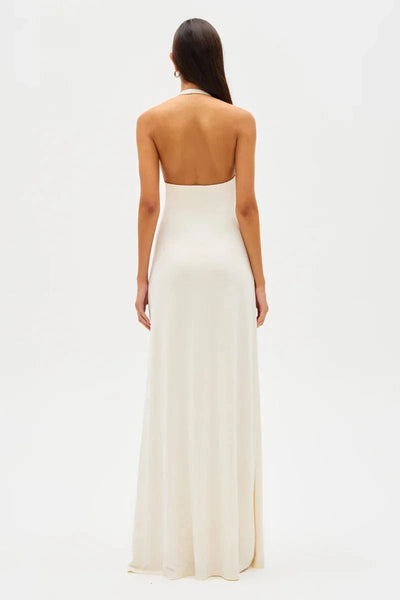Thalia – Sleeveless Ribbed Maxi Dress