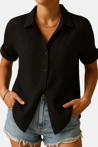 Danique – Short‑Sleeve Polo Shirt, Relaxed Fit