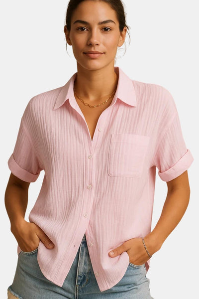 Danique – Short‑Sleeve Polo Shirt, Relaxed Fit