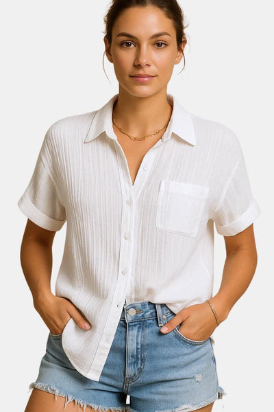 Danique – Short‑Sleeve Polo Shirt, Relaxed Fit