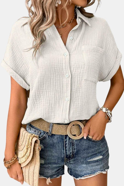 Danique – Short‑Sleeve Polo Shirt, Relaxed Fit