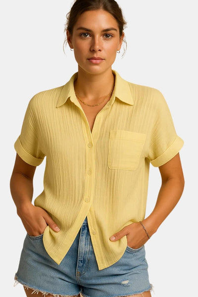 Danique – Short‑Sleeve Polo Shirt, Relaxed Fit