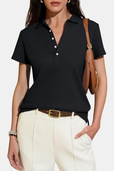 Elena – Fitted Polo Shirt for Women