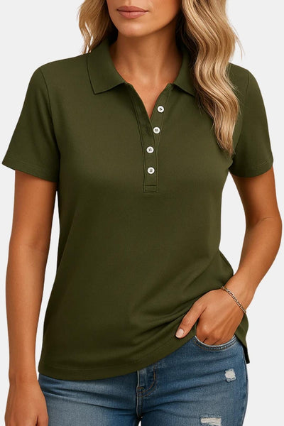 Elena – Fitted Polo Shirt for Women