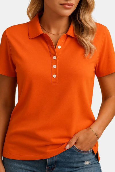 Elena – Fitted Polo Shirt for Women