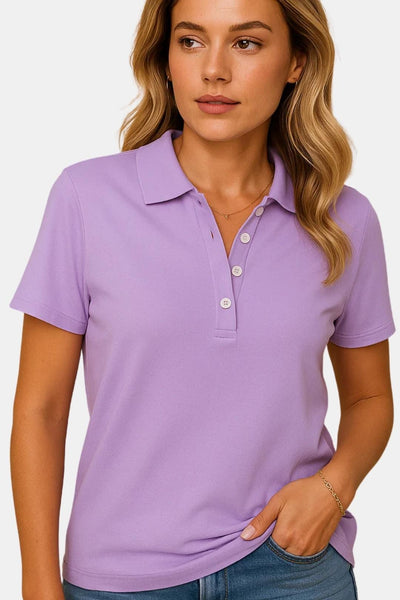 Elena – Fitted Polo Shirt for Women