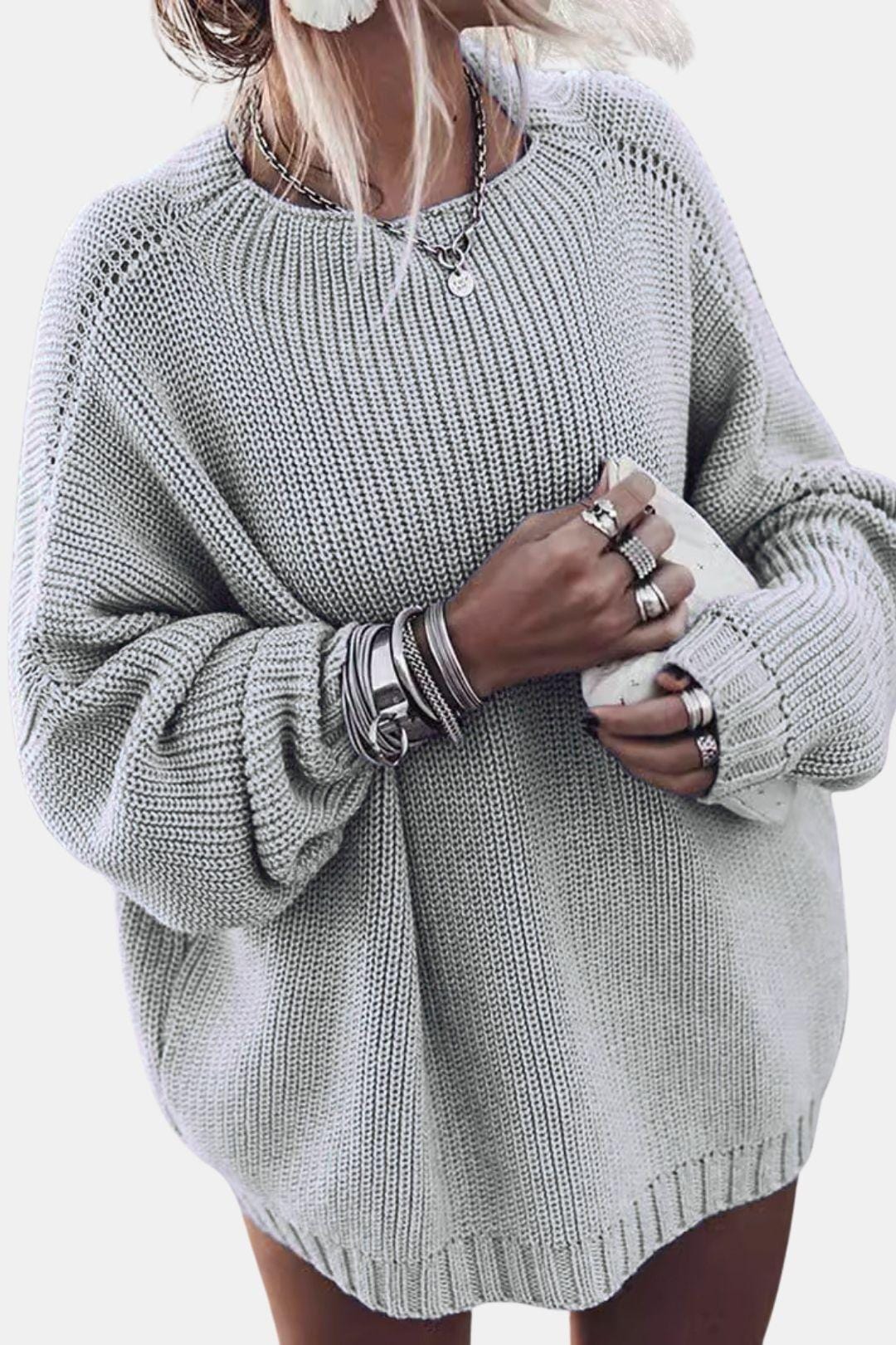 Elviera – Classic Oversized Knit Sweater