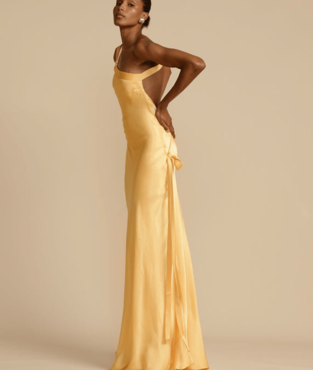 Elysira – One-Shoulder Satin Maxi Dress