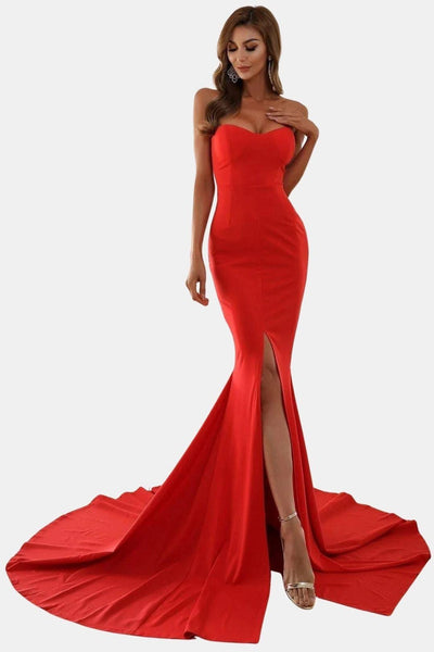Felize - Sweetheart Satin Mermaid Prom Dress