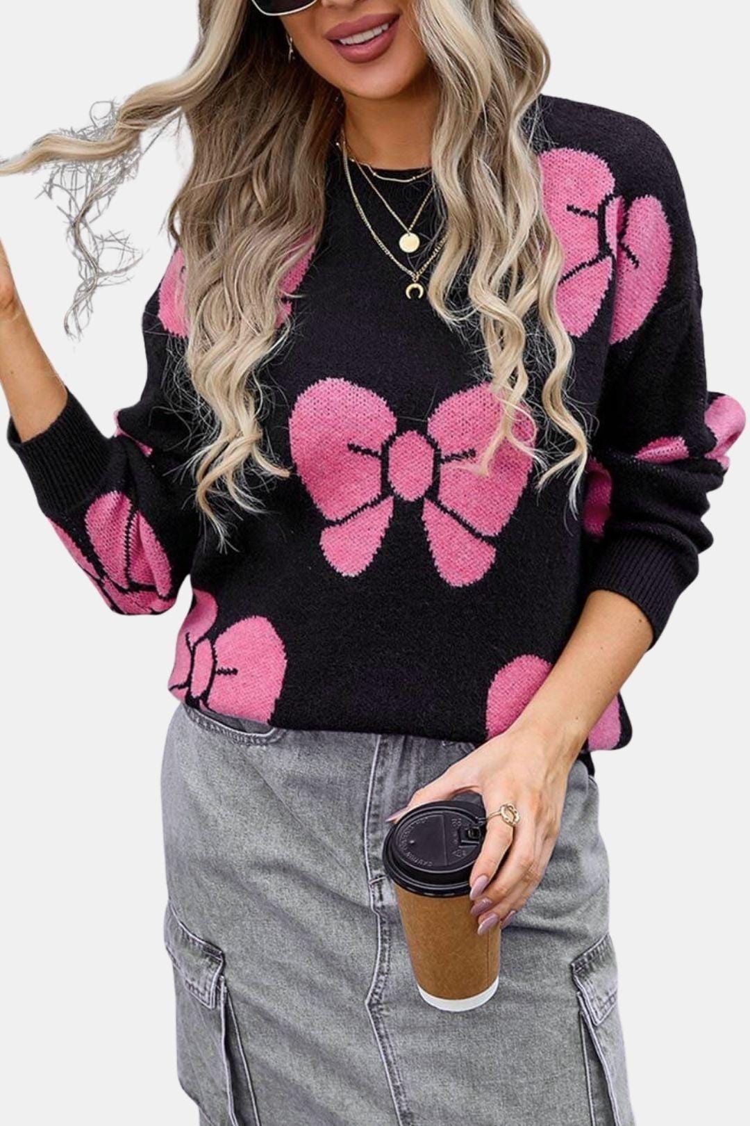 Fioretta – Knitted Bow Sweater