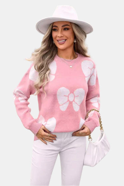 Fioretta – Knitted Bow Sweater