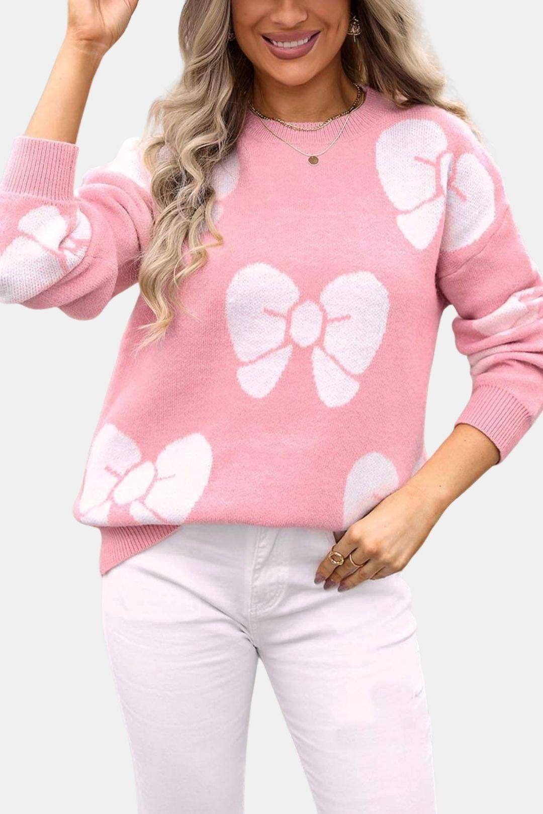 Fioretta – Knitted Bow Sweater
