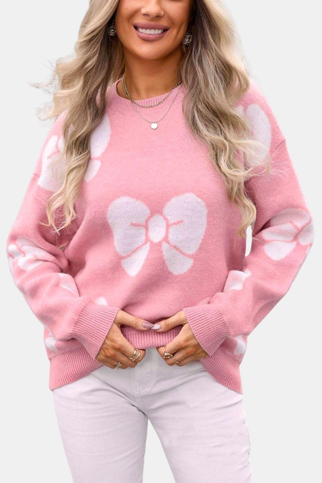 Fioretta – Knitted Bow Sweater