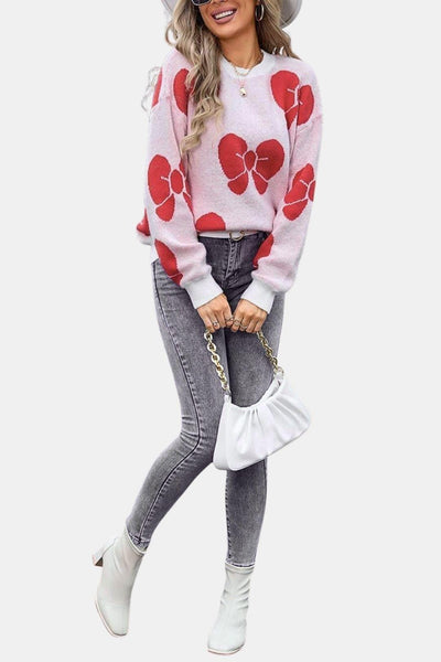 Fioretta – Knitted Bow Sweater