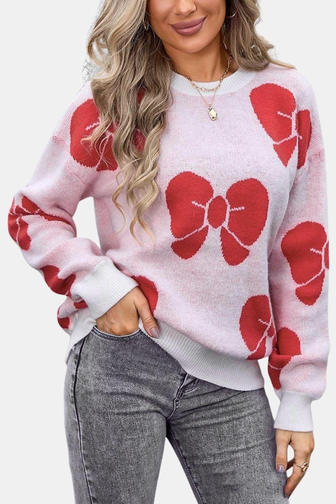 Fioretta – Knitted Bow Sweater