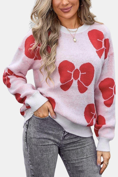 Fioretta – Knitted Bow Sweater