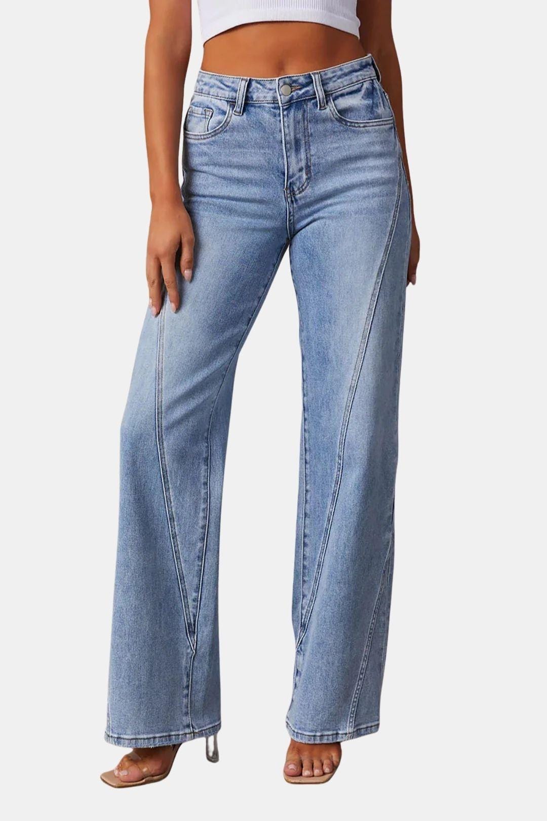 Florence – Faded Straight Leg Jeans