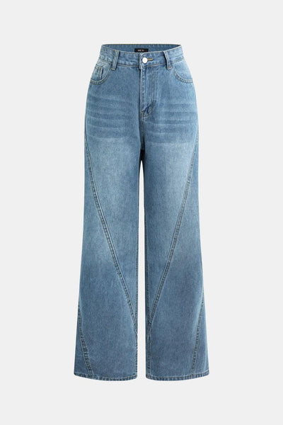 Florence – Faded Straight Leg Jeans