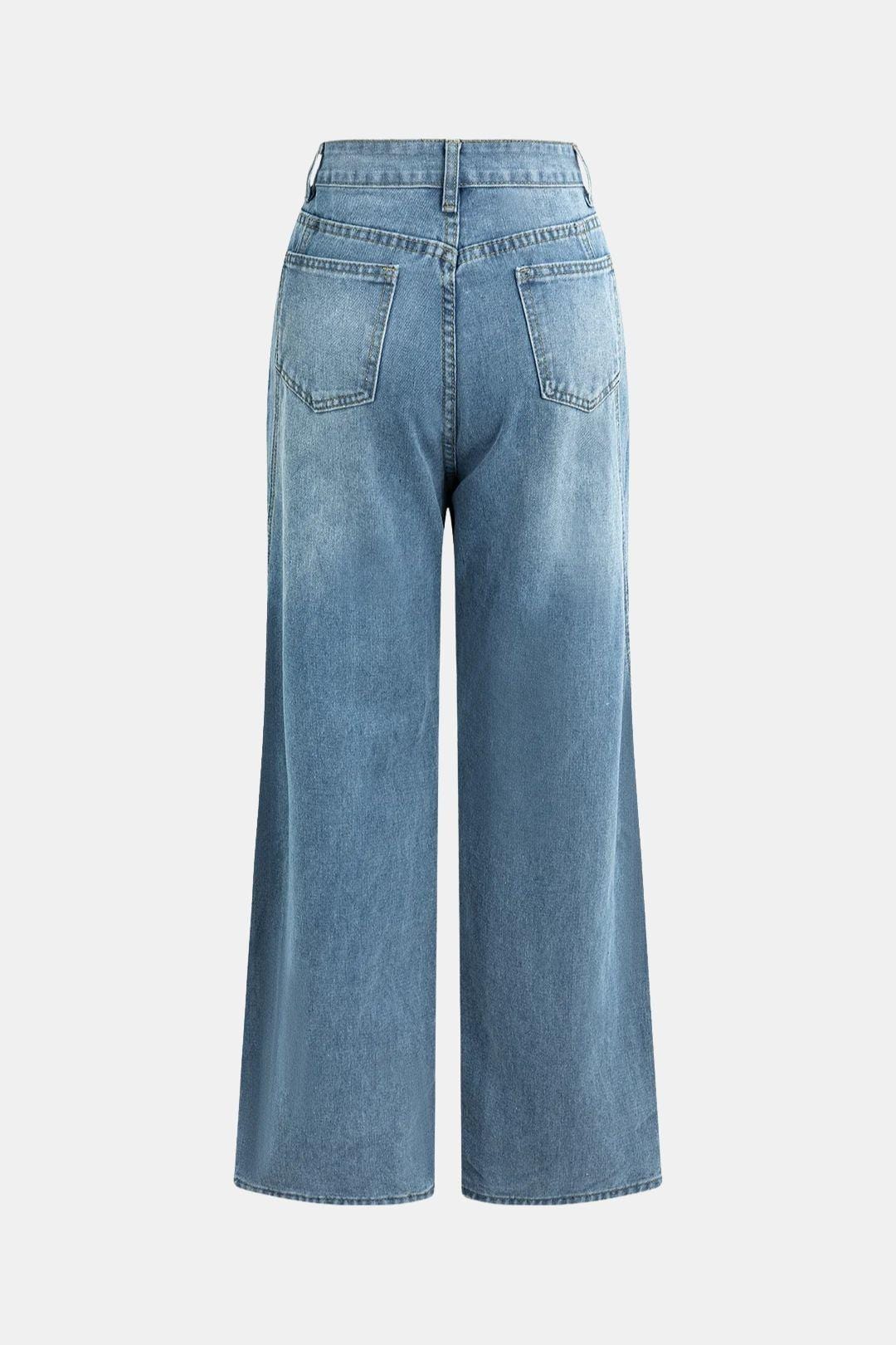Florence – Faded Straight Leg Jeans