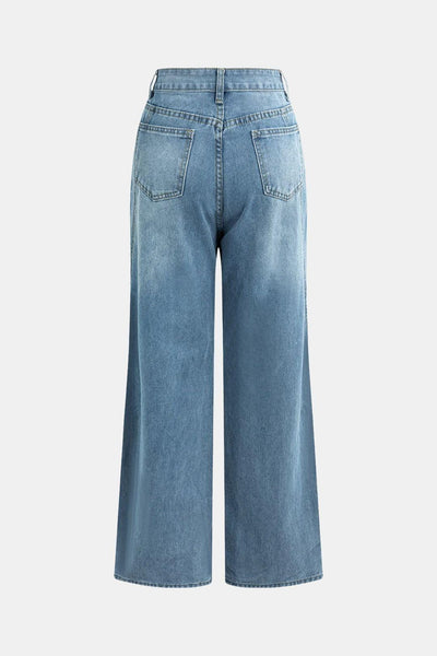 Florence – Faded Straight Leg Jeans