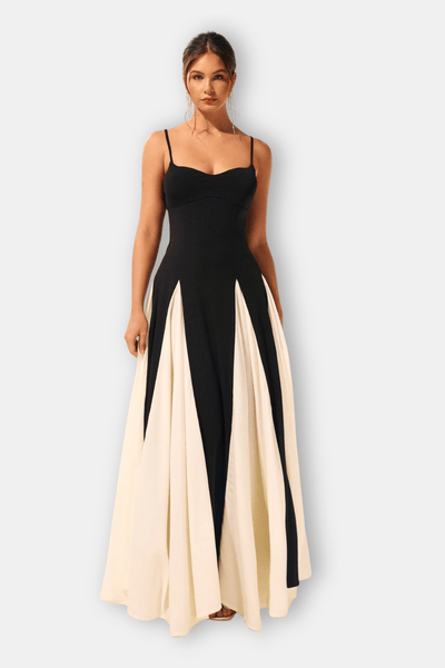 Giselda – Colour Block Maxi Slip Dress