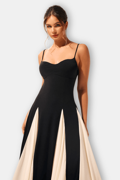 Giselda – Colour Block Maxi Slip Dress
