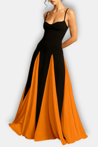 Giselda – Colour Block Maxi Slip Dress