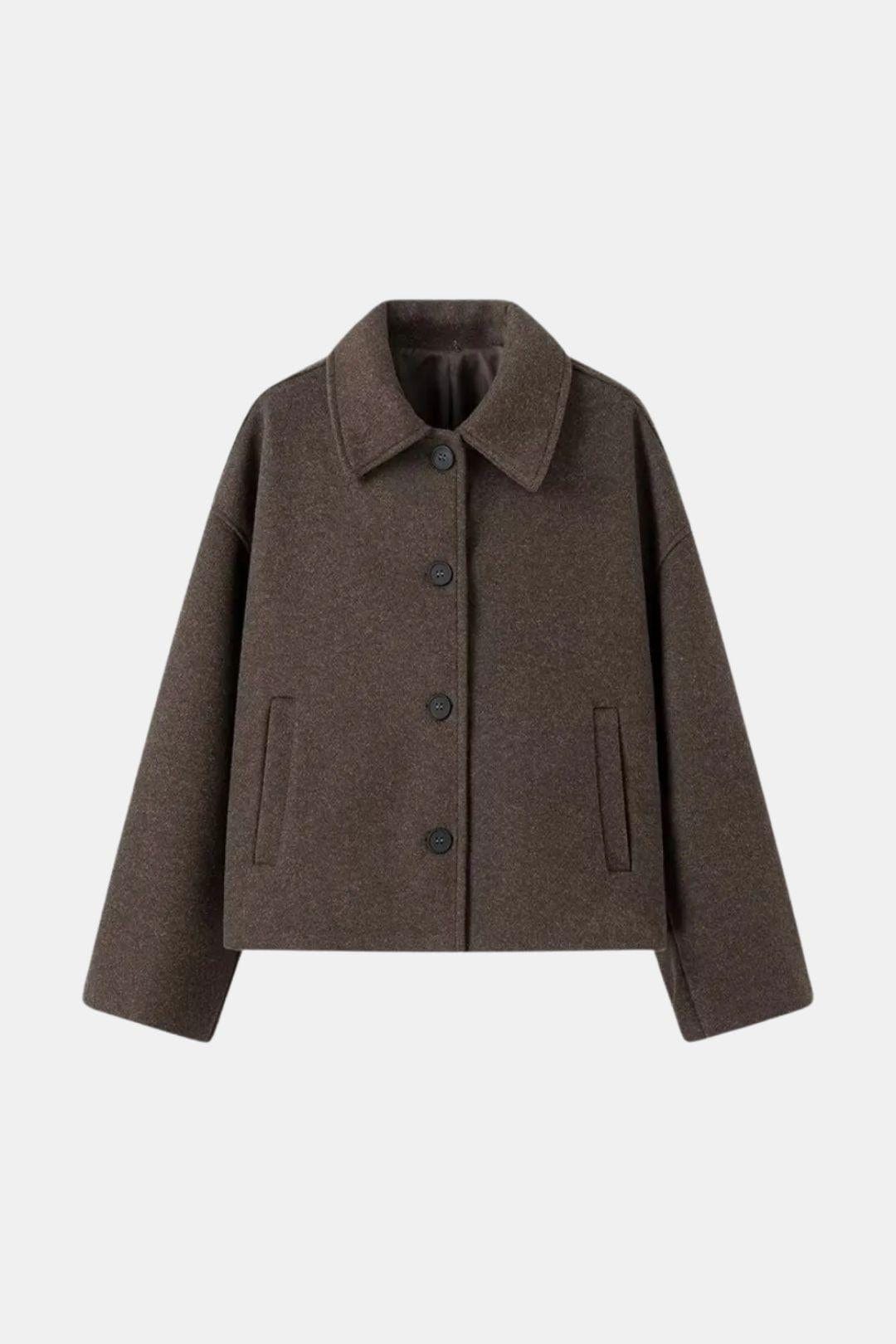 Gayle – Textured Wool Blend Jacket