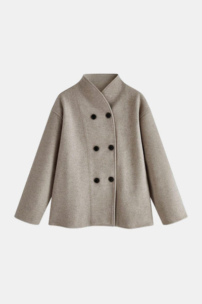 Geneva – Stylish Oversized Button-Down Coat for Women