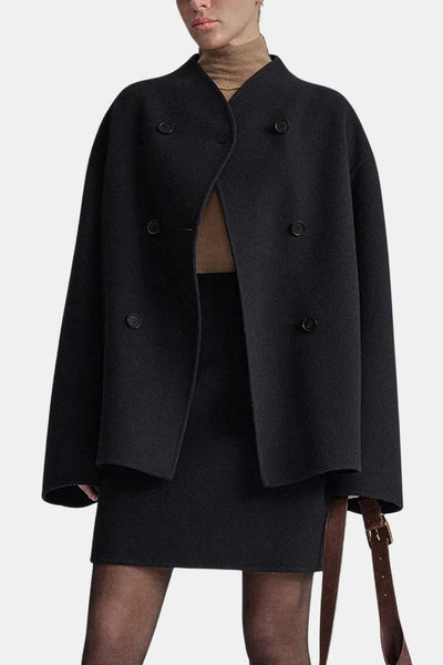 Geneva – Stylish Oversized Button-Down Coat for Women