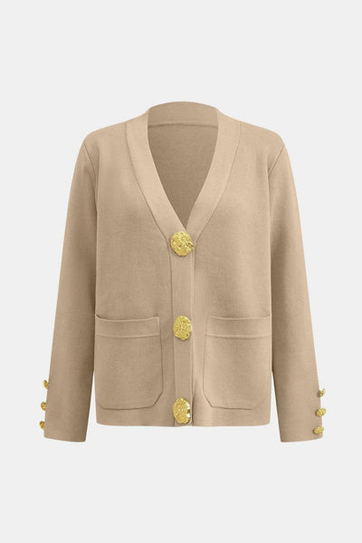 Giorgia - Knit Cardigan & Wide-Leg Pants Set