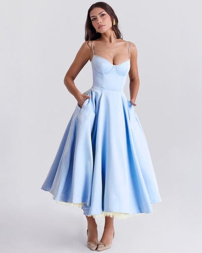 Granada – Fitted Bodice Midi Dress