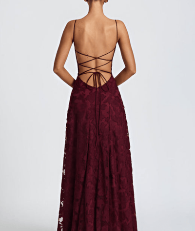 Helia – Floral Pattern Sleeveless Maxi Dress