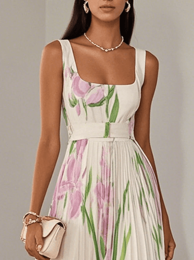 Ivana – Sleeveless Chiffon Maxi Dress