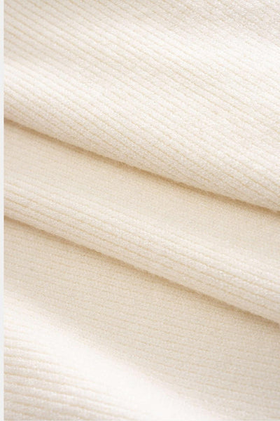 Jasmine – Knit Button Patchwork Short-Sleeve Top