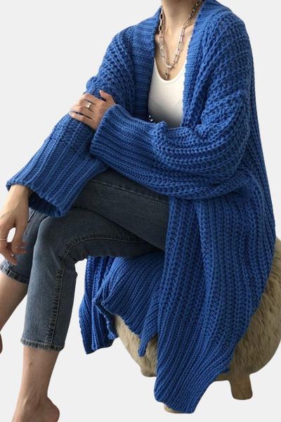 Jessa – Oversized Split Knit Cardigan