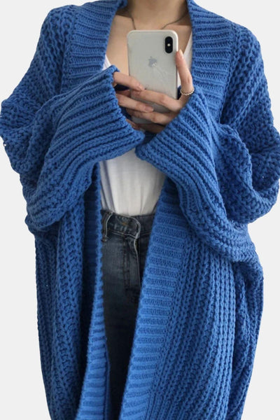 Jessa – Oversized Split Knit Cardigan