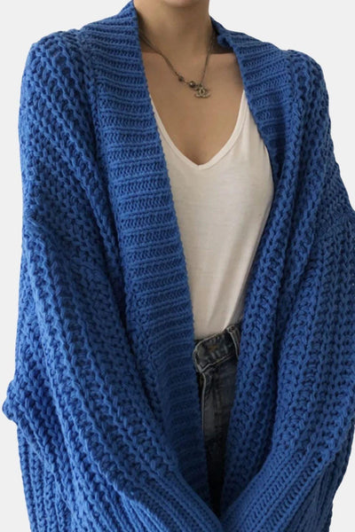 Jessa – Oversized Split Knit Cardigan