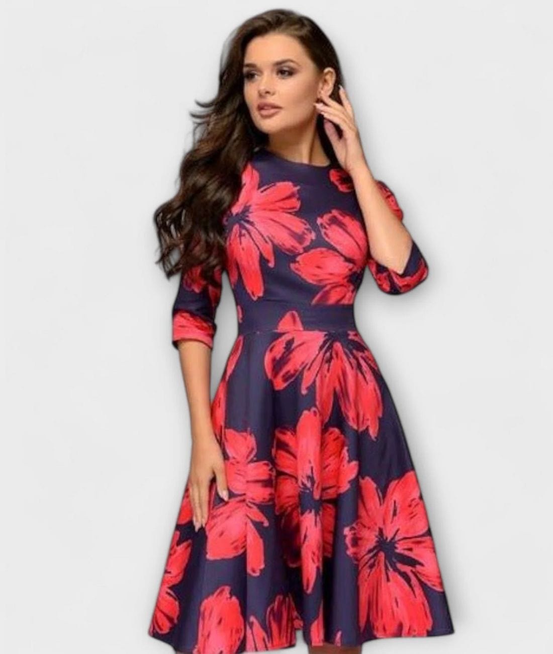 Jolene - Floral Midi Dress