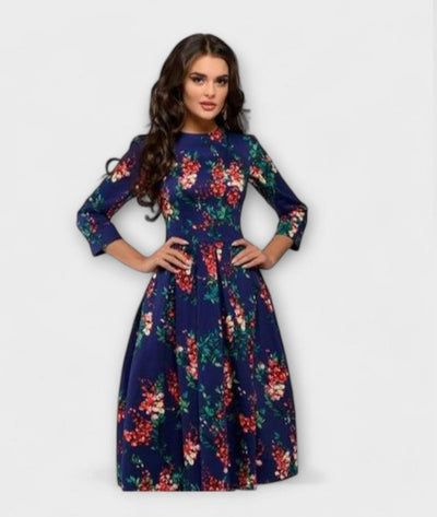 Jolene - Floral Midi Dress
