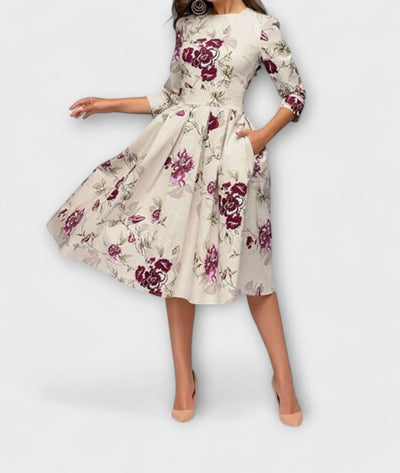 Jolene - Floral Midi Dress