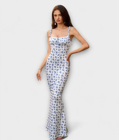 Katia - Sleeveless Floral Maxi Dress