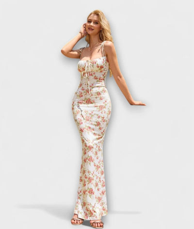 Katia - Sleeveless Floral Maxi Dress