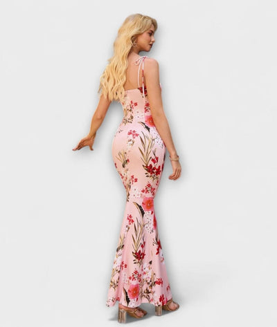 Katia - Sleeveless Floral Maxi Dress