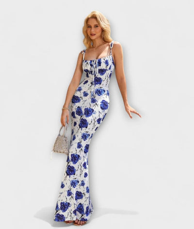 Katia - Sleeveless Floral Maxi Dress