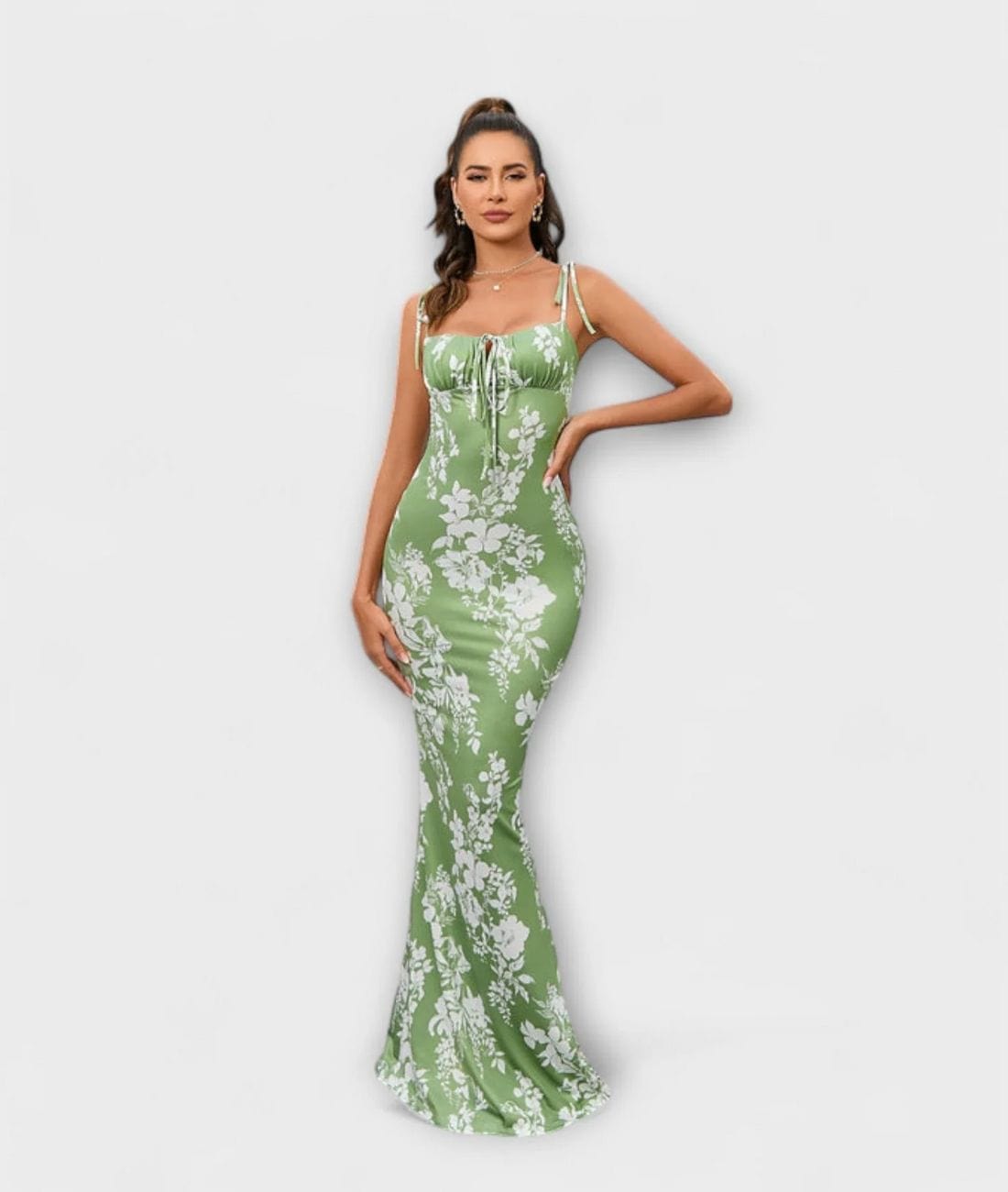 Katia - Sleeveless Floral Maxi Dress