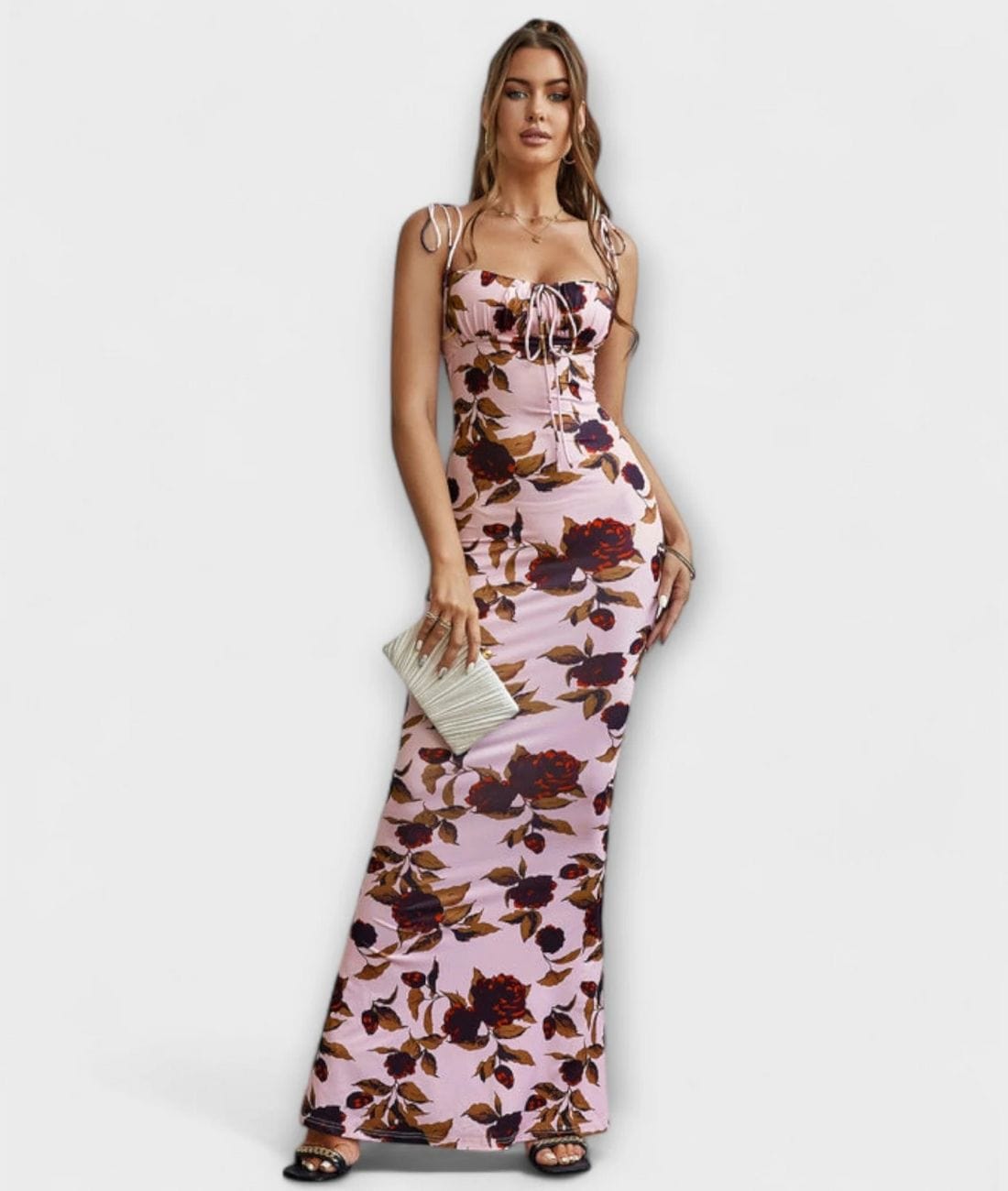 Katia - Sleeveless Floral Maxi Dress