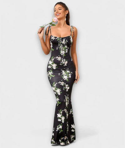 Katia - Sleeveless Floral Maxi Dress