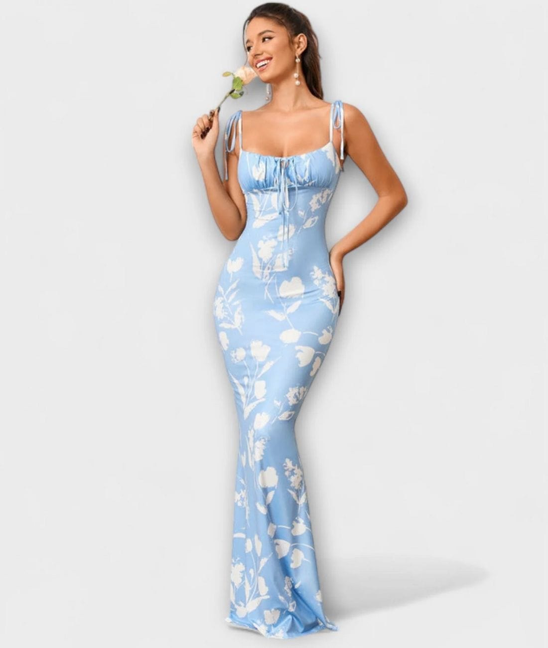 Katia - Sleeveless Floral Maxi Dress
