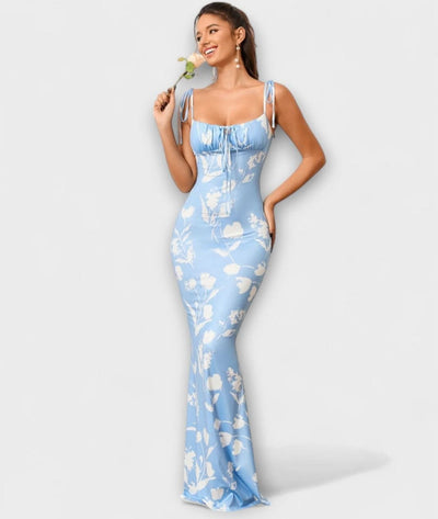 Katia - Sleeveless Floral Maxi Dress